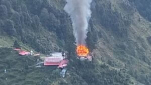 Maa Adi Badri Temple Fire
